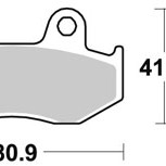 Brzdové destičky Brembo přední HONDA SCV 100 Lead rok 00-08