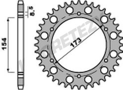 Rozeta APRILIA 1000 RST Futura rok 01-04