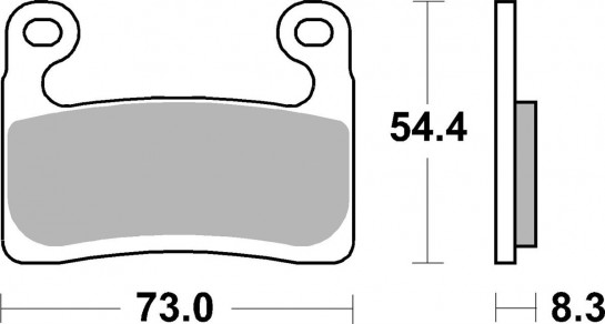 Brzdové destičky SBS přední BMW S 1000 XR rok 20-21