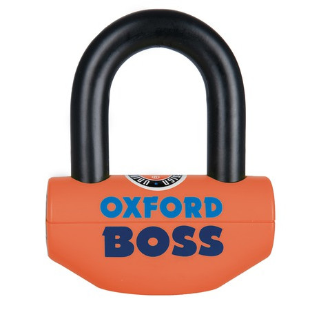 Zámek U profil Boss, OXFORD (oranžový/černý, průměr čepu 12,7 mm) 