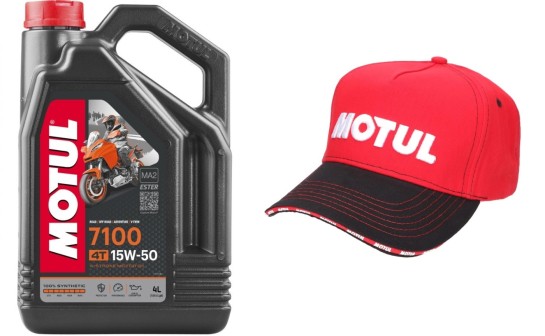 MOTUL 7100 4T 15W50 4l + čepice 