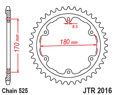 Rozeta TRIUMPH 1200 SPEED TRIPLE RS rok 21-23 