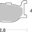 Brzdové destičky DP Brakes přední YAMAHA XJ 600 N,S (Diversi...