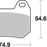 Brzdové destičky DP Brakes SDP zadní