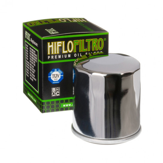 Olejový filtr chrómový HIFLO  HONDA VT 750 DC Black Widow rok 00-03 