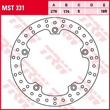 Brzdový kotouč TRW zadní BMW 1200 CL rok 02-06