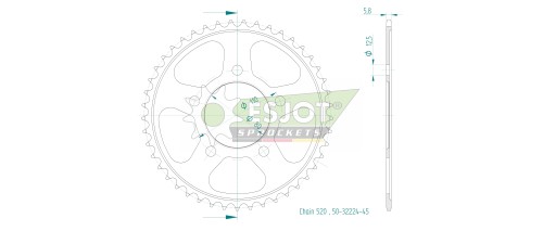 Rozeta HONDA XL 750 Transalp rok 23-24