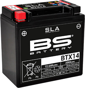 Baterie BS-Battery KAWASAKI ZX-14 Ninja (ZX 1400) rok 09-12