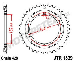 Rozeta YAMAHA SR 400 rok 14-16