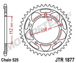 Rozeta YAMAHA YZF 1000 R1 rok 15-22