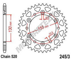 Rozeta HONDA NX 650 Dominator rok 91-94