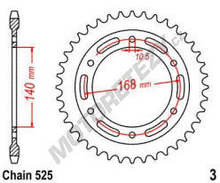 Rozeta BMW F 800 GS rok 09-18