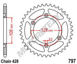 Rozeta SUZUKI DR-Z 125 (03-12) rok 03-19