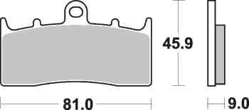 Brzdové destičky DP Brakes přední BMW K 1600 GT / GTL rok 11-21