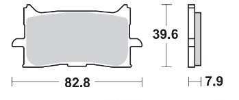 Brzdové destičky TRW Lucas přední HONDA XL 750 Transalp rok 23