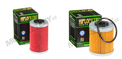 Sada (2ks) olejových filtrů HIFLO KTM 450 EXC rok 03-07