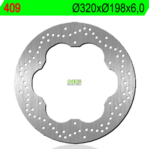 Brzdový kotouč NG přední YAMAHA XJ 600 N,S (Diversion) (92-03) rok 91-97